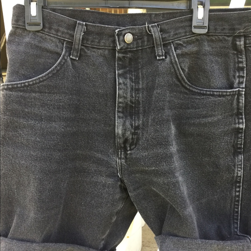 Black Rustler Jean shorts